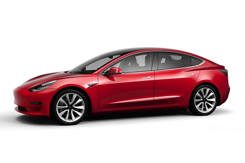 =6. Tesla Model 3 Long Range (thời gian tăng tốc từ 0-96 km/h: 4,4 giây, giá khởi điểm: 46.990 USD).