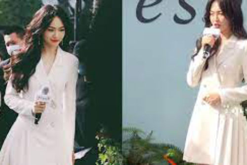 Xinh đẹp hoàn hảo bất chấp ảnh chưa chỉnh sửa nhưng Đường Yên lại gây chú ý vì đôi chân tong teo