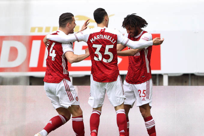Kết quả Newcastle 0-2 Arsenal: Cắt mạch không thắng, Arsenal leo lên xếp thứ 9