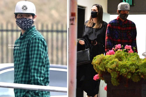 Con trai gốc Việt của Angelina Jolie cao ngang mẹ, chơi nổi với trang phục sặc sỡ