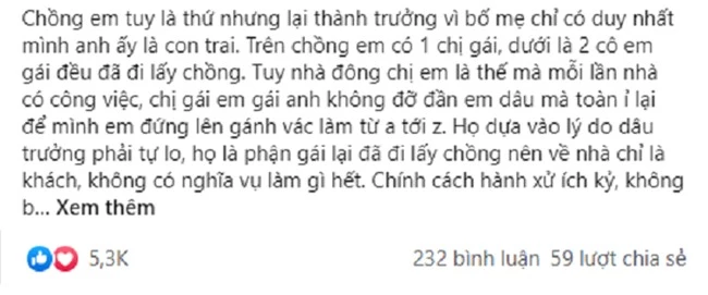 Gia đình hội họp, chị chồng phân công &quot;dâu trưởng trổ tài&quot;, song tuyên bố chắc nịch của cô ngay sau đó mới thật sự khiến cả nhà phải bất ngờ - Ảnh 1.