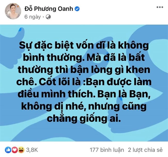 Phương Oanh bị chê diễn lố, liên tục đăng status tâm trạng, hàng loạt sao Việt vào bảo vệ - Ảnh 2.