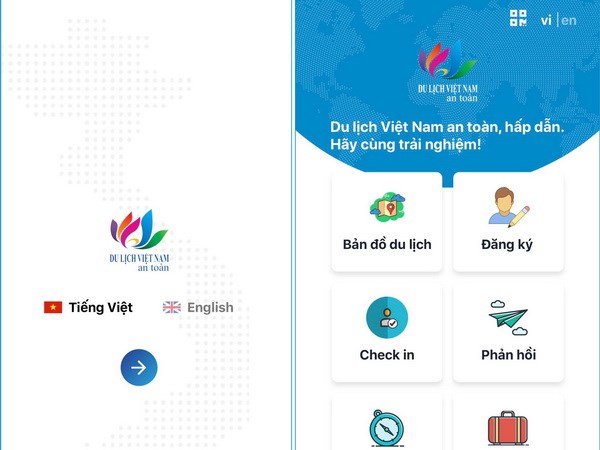 App "Du lịch Việt Nam an toàn" chính thức được vận hành 