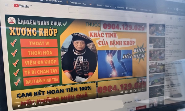 Lan tràn quảng cáo nhảm về thuốc đông y trên YouTube