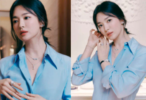 Nửa đêm Song Hye Kyo “đánh úp” bộ ảnh đẹp xỉu: Diện sơ mi đơn giản mà sang hết nấc, gương mặt chính là “công thần”