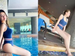 Diễm Hương khoe ảnh xinh đẹp nhưng bàn tay người đàn ông nắm tay nàng hậu mới gây tò mò
