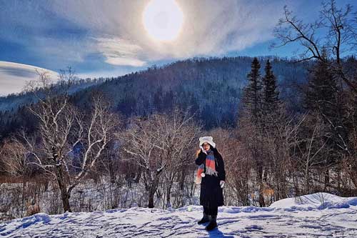 Lạc vào xứ sở băng giá Cáp Nhĩ Tân cùng “công chúa tuyết” người Việt