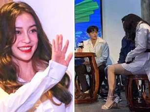Angelababy lộ rõ dấu hiệu lão hóa khi cười, loay hoay khi mặc trang phục ngắn