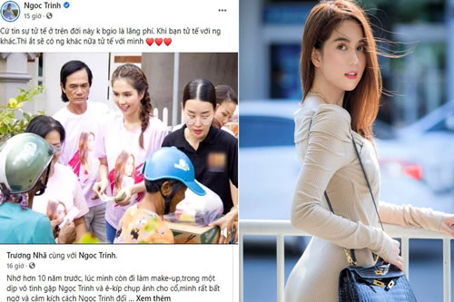 Ngọc Trinh như thế nào qua lời kể của make - up tiếp xúc từ 10 năm trước?