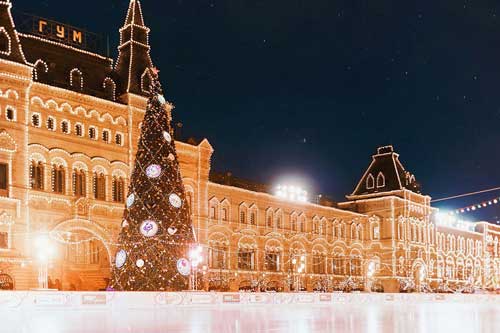 Ngất ngây với cảnh mùa đông đẹp như cổ tích ở Thủ đô nước Nga