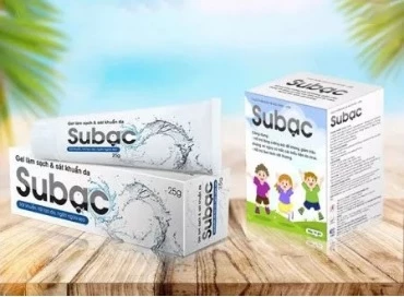 Bộ đôi thảo dược cốm Subạc và gel Subạc.