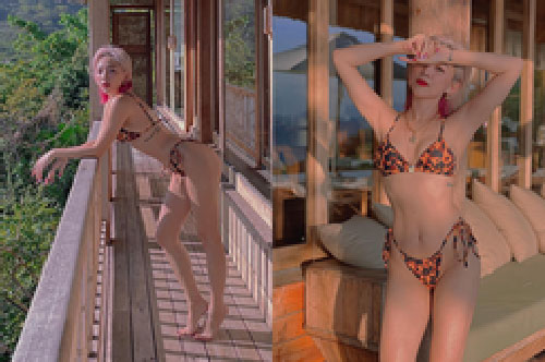 Tóc Tiên tự tin khoe loạt ảnh bikini 'bốc lửa' ở tuổi 32