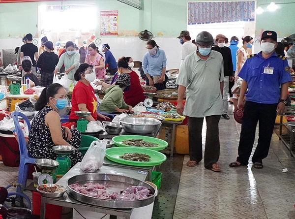 Chợ Đống Đa (phường Thuận Phước, quận Hải Châu, Đà Nẵng) được phép hoạt động trở lại từ 0h00 ngày 9/5