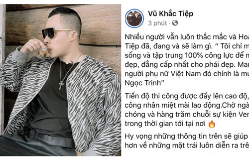 Bị tố mượn biệt thự 1.800m2 để sống ảo, Vũ Khắc Tiệp đáp trả cực sâu sắc