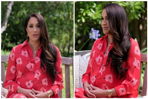 Meghan Markle ôm bụng bầu xuất hiện trở lại sau loạt lùm xùm, nhắc đến con gái sắp sinh và quyền lãnh đạo nhưng bị "ném đá" dữ dội