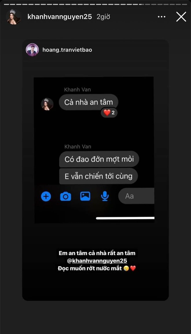 Đi thi Hoa hậu chưa bao giờ khó khăn thế này: Khánh Vân lộ vết bầm tím và gặp liên hoàn trục trặc, đọc tin nhắn gửi ekip mà xót xa - Ảnh 3.