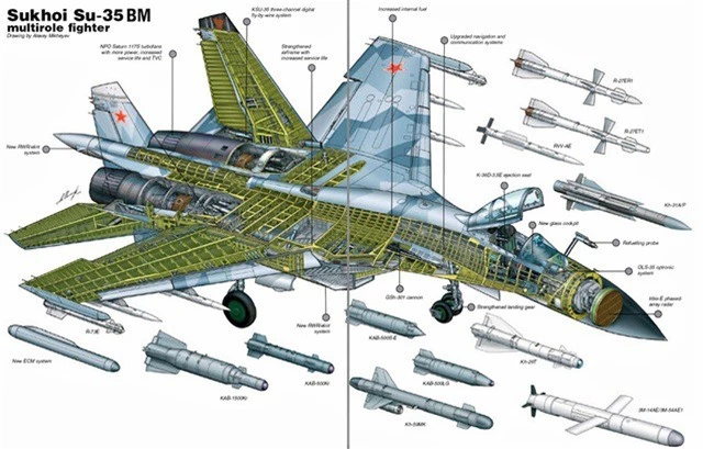  'Vua tác chiến' Su-35 của Nga vượt trội 'chim ăn thịt' F-22 ảnh 1