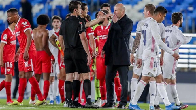 Zidane không thể giúp Real vươn lên đỉnh để tiên gần hơn tới chức vô địch