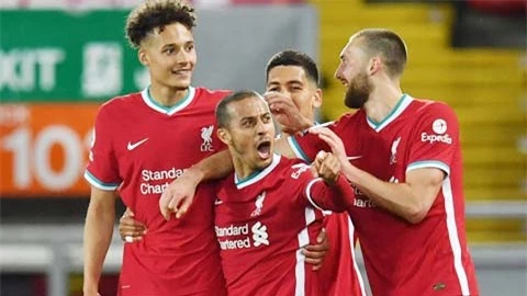 Thiago đã nổ súng cho Liverpool