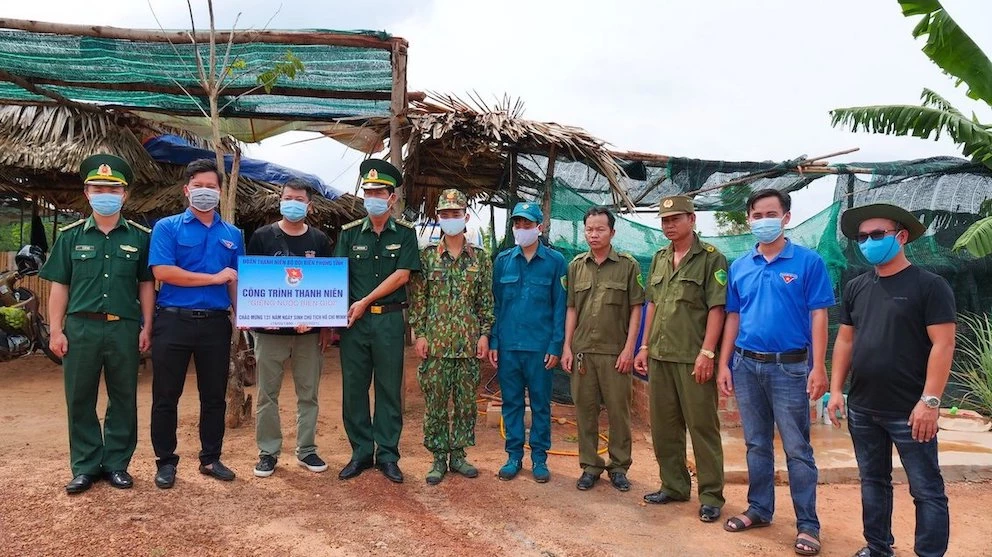 Khánh thành công trình thanh niên “Giếng nước biên giới” - nguồn động viên lớn lao đối với các chiến sĩ mang quân hàm xanh trong cuộc chiến chống Covid-19 đầy cam go