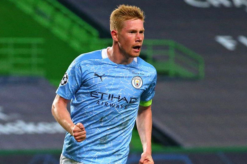 7. Kevin De Bruyne, Man City - 97 triệu bảng.