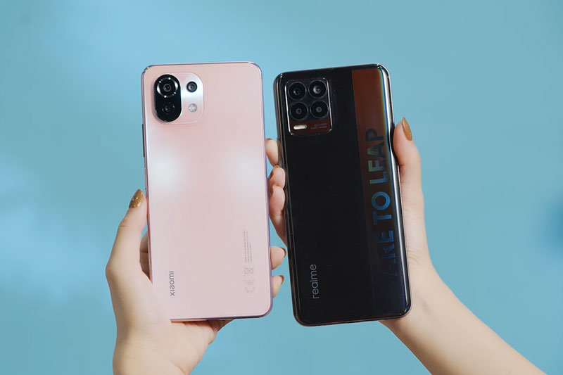 Dưới 8 triệu đồng, chọn mua Xiaomi Mi 11 Lite 4G hay Realme 8?