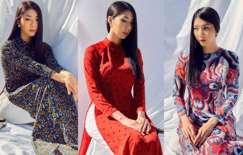 Ngọc Quyên khoe bộ sưu tập áo dài trên tạp chí thời trang danh tiếng nước Mỹ