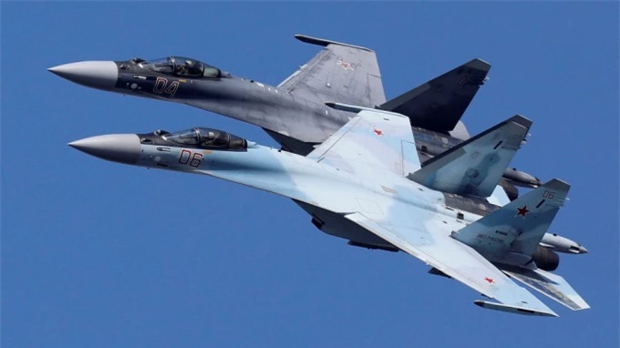 Máy bay chiến đầu Sukhoi Su-35 của Nga. Ảnh: Reuters