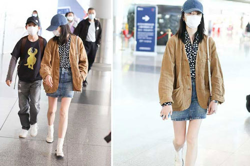 'Chúc Anh Đài' Đổng Khiết xuất hiện gầy gò nhưng diện mạo của con trai 12 tuổi mới gây sốt