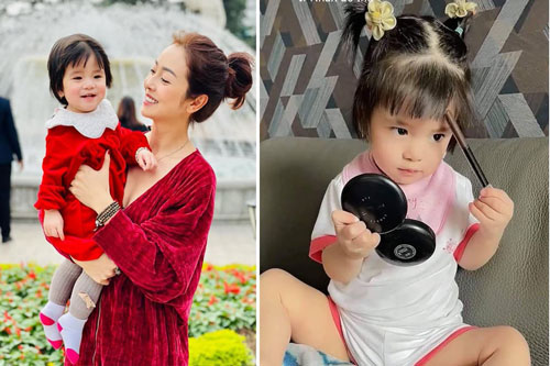 Jennifer Phạm khoe con gái út đã biết làm điệu