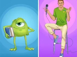 Điều gì sẽ xảy ra nếu các quái vật trong phim Monsters, Inc. biến thành người?
