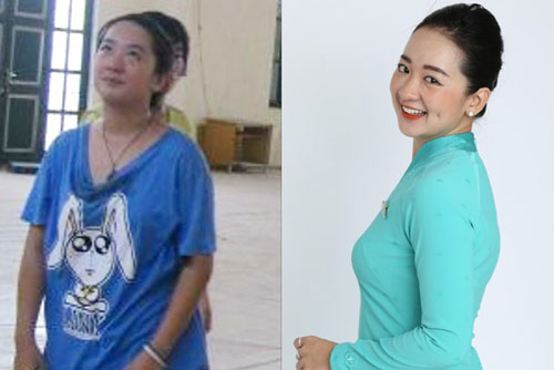 Cô gái giảm 19 kg để trở thành tiếp viên hàng không