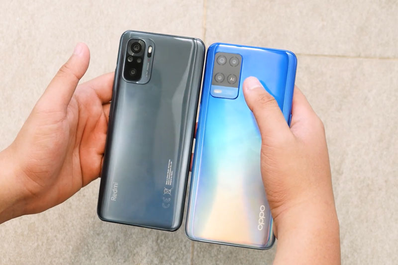 CLIP: So sánh Xiaomi Redmi Note 10 với Oppo A54
