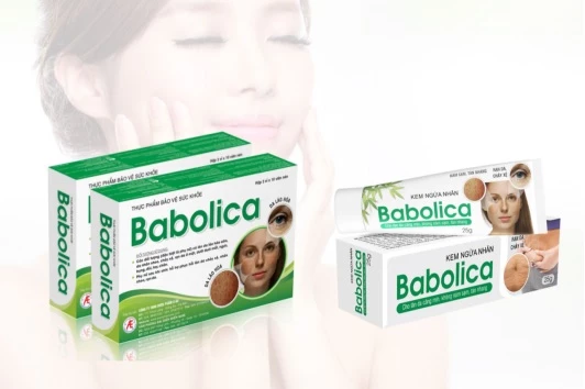 Bộ đôi sản phẩm thảo dược Babolica.