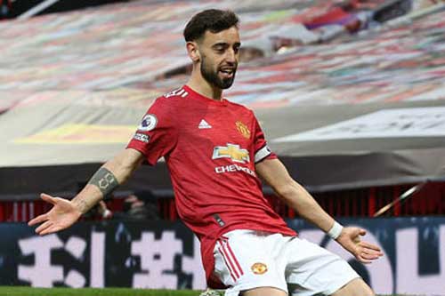 Chọc thủng lưới Liverpool, Bruno Fernandes phá kỷ lục của Frank Lampard