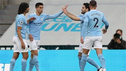 Man City sở hữu mạch 12 trận thắng liên tiếp trên sân khách ở Ngoại hạng Anh