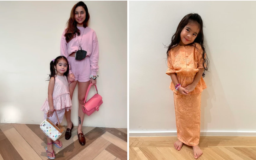 Xuất hiện trên trang cá nhân của mẹ, Skylar Raymond-Foo, con gái influencer nổi tiếng Malaysia Kim Raymond giống như một fashionista nhí thực thụ. Có bà mẹ nổi tiếng, cô bé sớm làm quen với những chiếc túi hàng hiệu hay các sự kiện thời trang danh tiếng. Ảnh: @kimchiraymond.