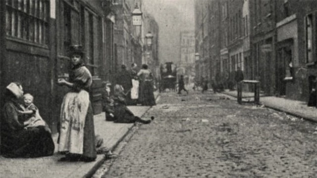  Khu Whitechapel, một trong những địa bàn hoạt động của Jack the Ripper 