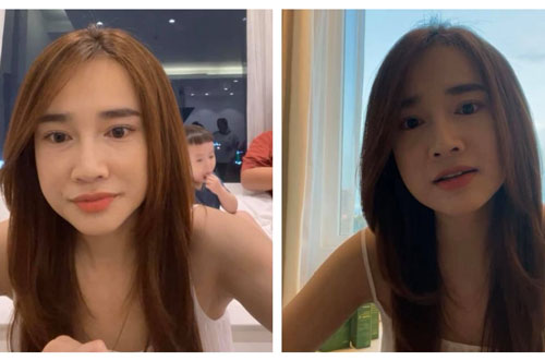 Nhã Phương khoe nhan sắc thật khi livestream, tiết lộ khuyết điểm sau khi sinh con