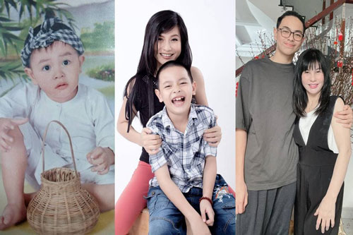 Cát Phượng xúc động khoe ảnh con trai lúc còn bé nhưng nhìn ảnh khi trưởng thành mới choáng