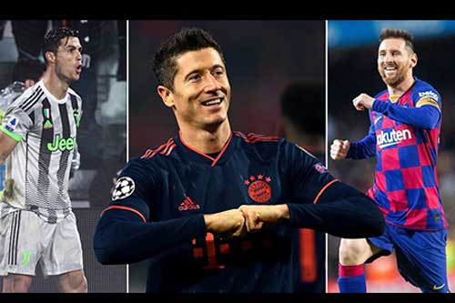 Chiếc giày Vàng châu Âu 2020/21: Lewandowski độc chiếm đỉnh bảng, Messi và Ronaldo ganh đua đến phút cuối