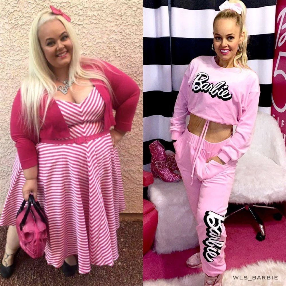 Cô gái 'lột xác' giảm 90kg trong 2 năm, giống hệt búp bê Barbie ngoài đời thực ảnh 3