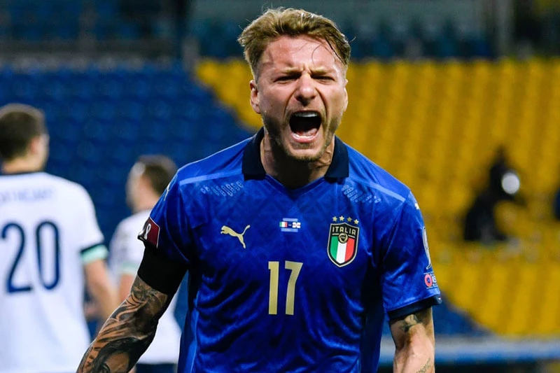 =5. Ciro Immobile (đội tuyển Italia, tỷ lệ: 20/1).