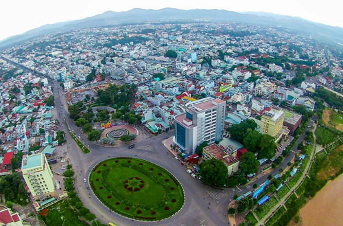 Thành phố nào có diện tích lớn nhất Tây Nguyên?