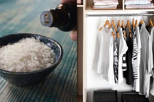 Đặt một túi gạo vào tủ quần áo, bạn sẽ thấy điều bất ngờ xảy ra