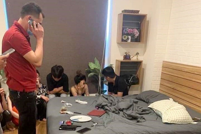 Phát hiện 8 đối tượng sử dụng ma túy tại căn hộ chung cư giữa mùa dịch