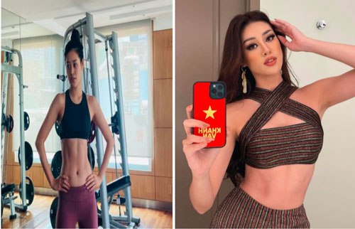 Mặt mộc của Khánh Vân và dàn thí sinh Hoa hậu Hoàn vũ