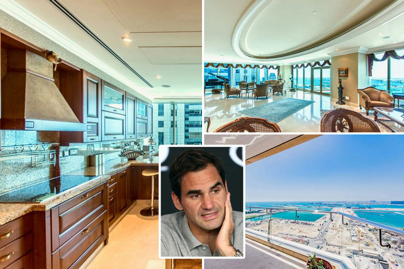 Căn hộ 18 triệu USD ở Dubai của Roger Federer