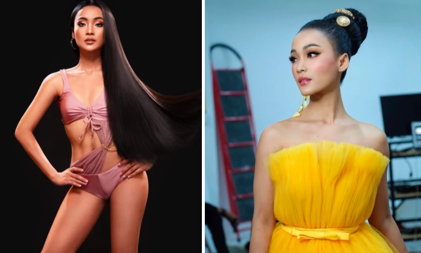 Trước khi đại diện Campuchia tham gia cuộc thi Miss Universe 2020, cô đóng chính trong nhiều bộ phim, trong đó có Happiness, The Dinner, Mind Cage và Love to the Power of Four... Theo Conan Daily, Sarita Reth là hoa hậu có vẻ đẹp học thức, từng được Quỹ hoạt động Dân số của Liên hợp quốc (UNFPA) Campuchia vinh danh, có nhiều bằng đại học, cao đẳng. Ảnh: Instagram.