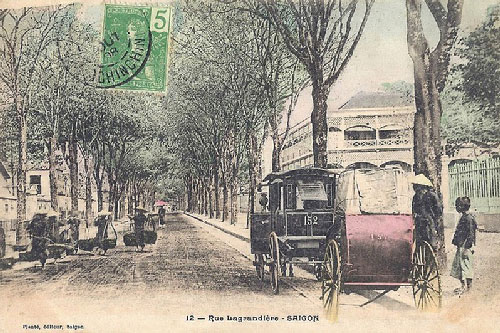 Ngắm lại chùm ảnh những con đường của Sài Gòn xa xưa